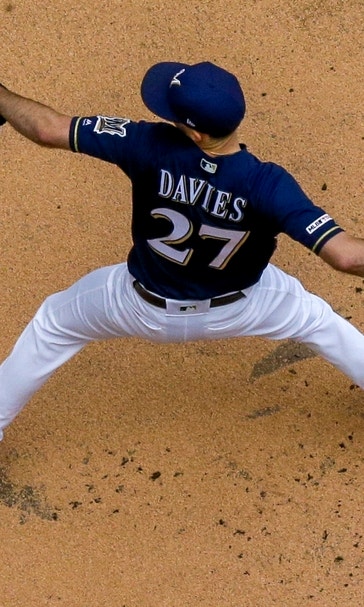 Davies sets club record at 7-0, Brewers beat Pirates 5-3